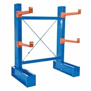 Vestil Blue Steel Medium Duty Cantilever Single Side Set 6ft Height 24" Arm MU-C-6-24-SET